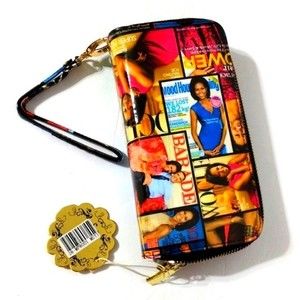 NWT Glossy Magazine Michelle Obama 2-in-1 Wristlet Thick Wallet Gift Collectible